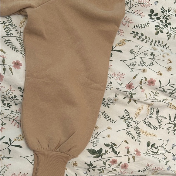 NA-KD Women's Tan Crew Neck Sweater - Picture 3 of 5